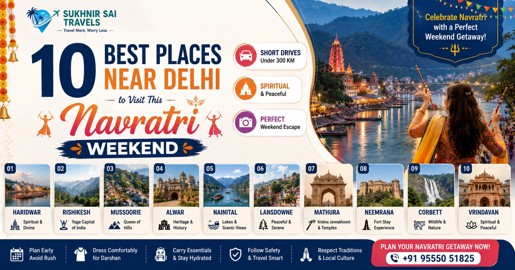places near delhi for navratri